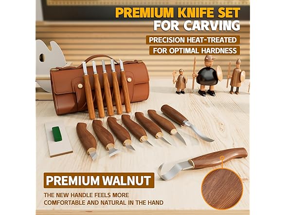 IMYMEE Deluxe Wood Carving Kit