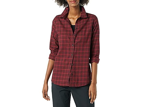 Black Red Preppy Check