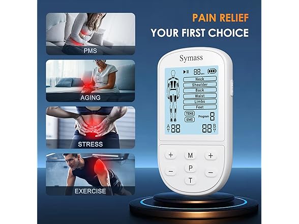 Symass Unit Muscle Stimulator for Pain