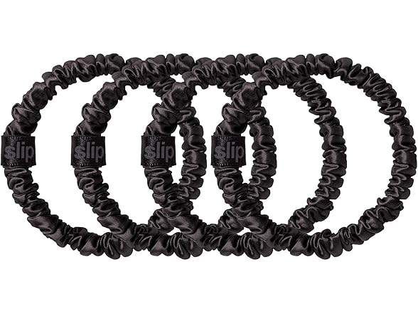 SLIP Skinny Scrunchies (Set Of 4)