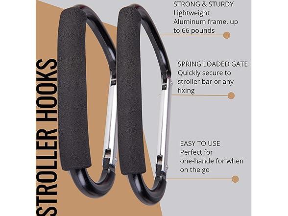 MELIDE Stroller Hook Organizer