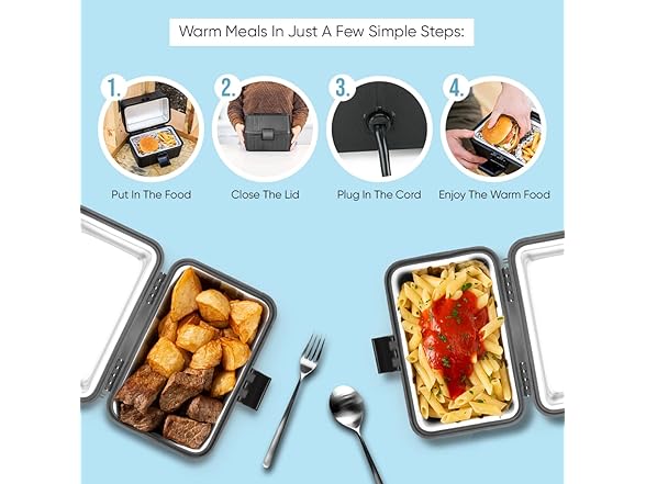 Zone Tech CT0001 Zone Tech Heating Lunch Box 12V Black