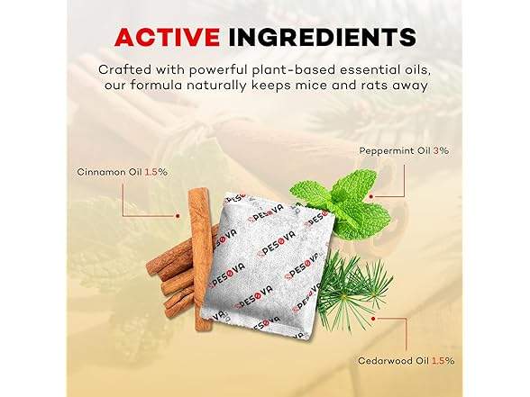 Pesova Mouse Repellent Pouches