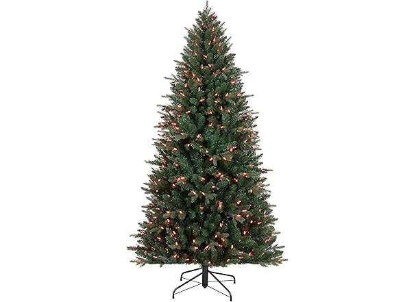 Alexa Compatible Smart Home Pre-Lit Artificial Christmas Tree