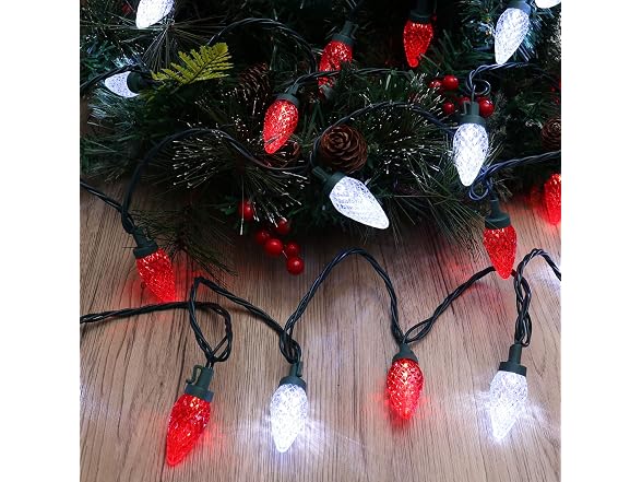 Brizled C9 Christmas Lights, 33ft 50 LED 120