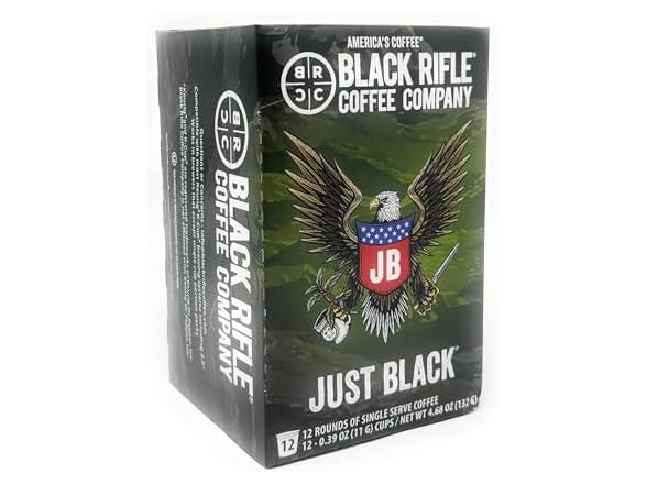 Black Rifle Just Black Pods, 12ct