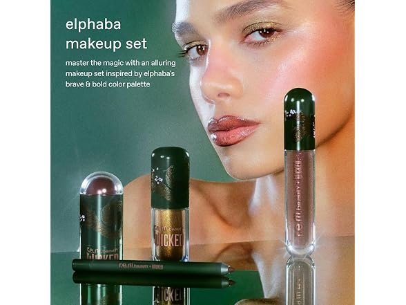r.e.m. beauty Wicked Elphaba Makeup Set 4 Piece