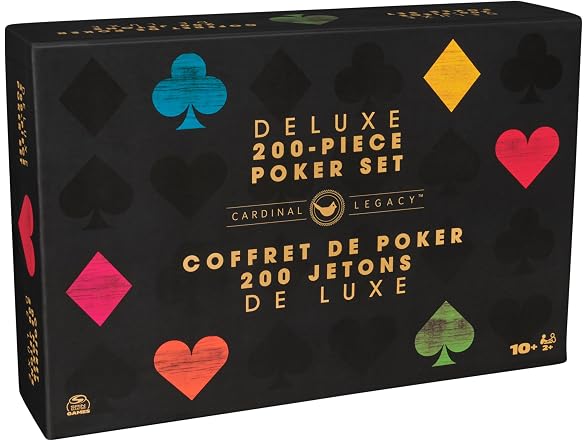 Spin Master Games Legacy Deluxe 200-Piece Poker Classic Game