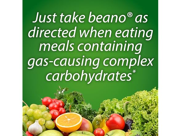Beano Digestive Enzyme Helps Prevent Gas and