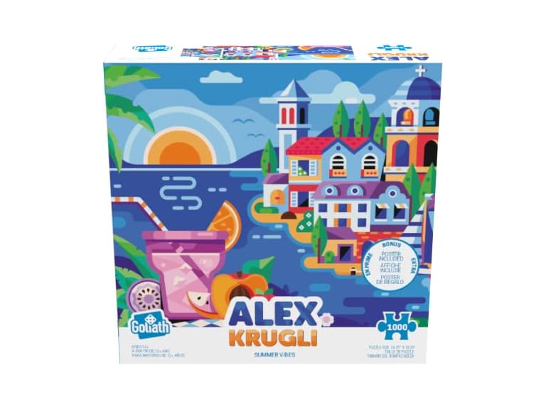 Goliath Alex Krugli: Summer Vibes 1000-Piece Puzzle