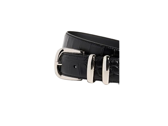 Favorite Daughter Jordan Croc Embossed Belt - Gallery 6