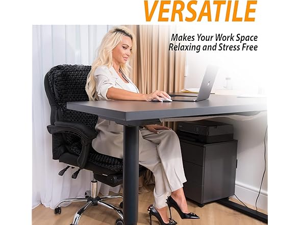 Zone Tech SE0084 Black Wooden Beaded Seat Cover