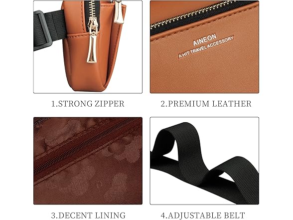 AINEON Fanny Pack Brown