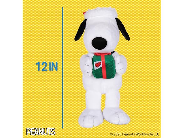 Kids Preferred Peanuts Snoopy Motion Musical Plush