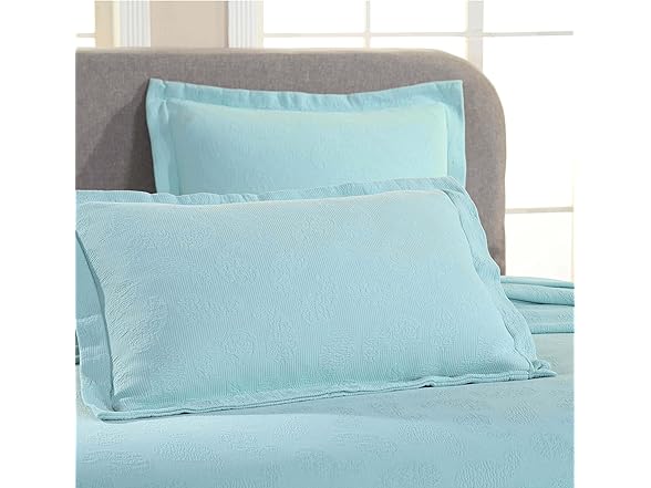 Superior Cotton Paisley Decorative Bedspread Quit Coverlet Set