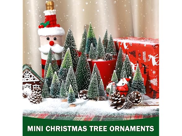 Ayieyill 35Pcs Mini Christmas Décor