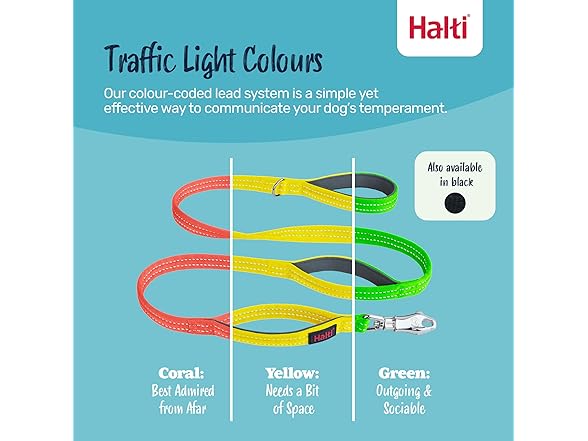 Halti BRIG Safety Dog Leash - Color-Coded Dog Leash