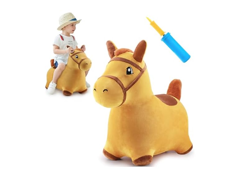 iPlay iLearn Plush Ride-On Horse