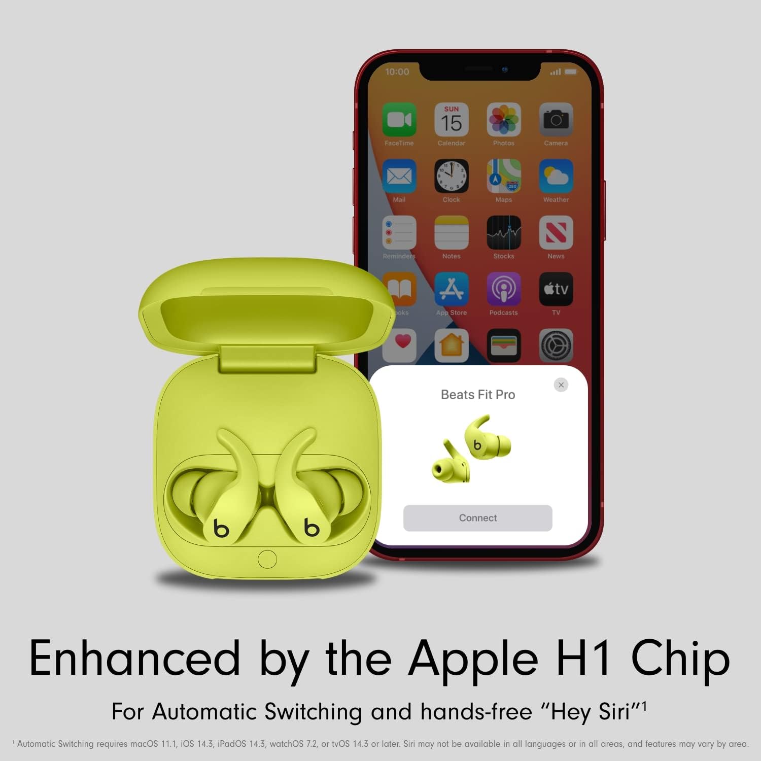 Beats Fit Pro - True Wireless Noise Cancelling Earbuds (Volt Yellow) - Gallery 10