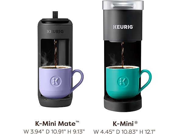 Keurig K-Mini Mate Single Serve K-Cup Coffee Maker- Black