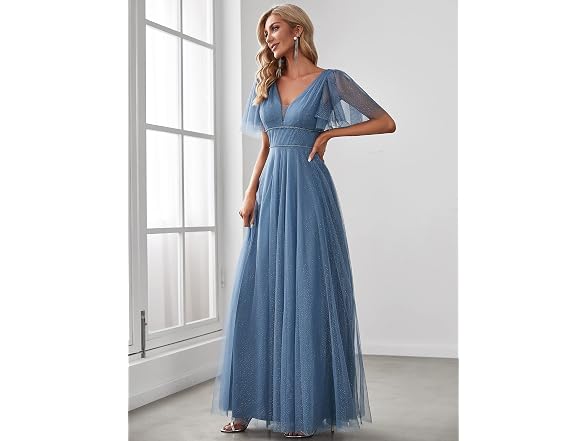 Ever-Pretty Women (US16) Ruffle Sleeves Dress
