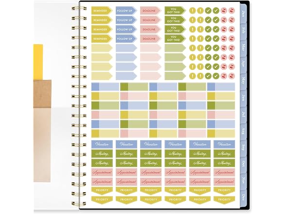 Mead Cambridge 2027 Planner 8.5x11 Black