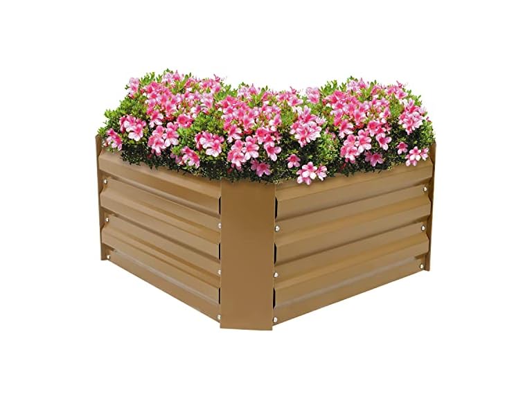 Sunnydaze Decor HB-482 Sunnydaze Galvanized Steel Rai