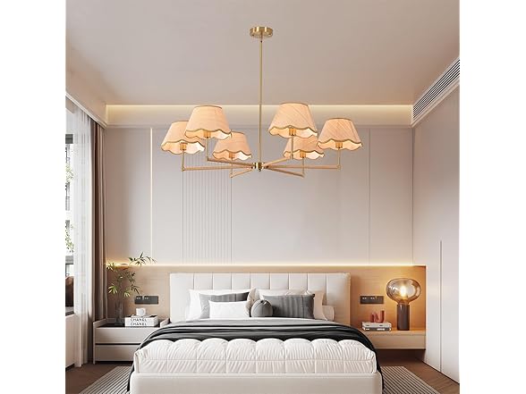 Augesten Boho Rattan Chandelier