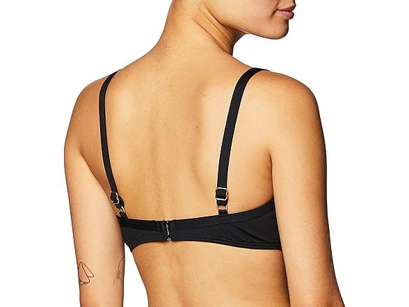 Calvin Klein Women's Swim Top Black (XL)