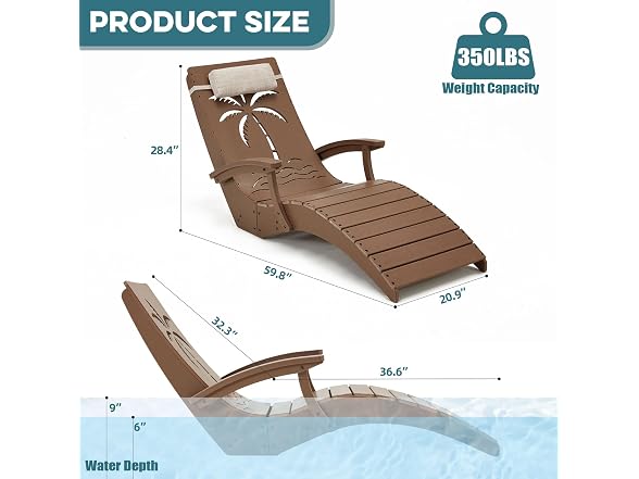 zzwhom in Pool Lounge Chairs Set of 4 with Armrests