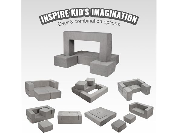 VEVOR Kids Couch, 4Pcs Modular Kids