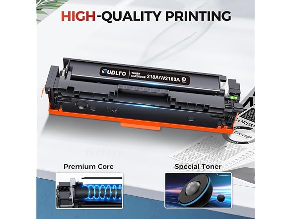SUDLTO Compatible 218A Toner Cartridges 4 Pack