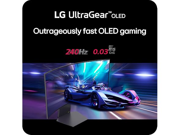 LG 45GS95QE Ultragear OLED Curved Gaming Monitor