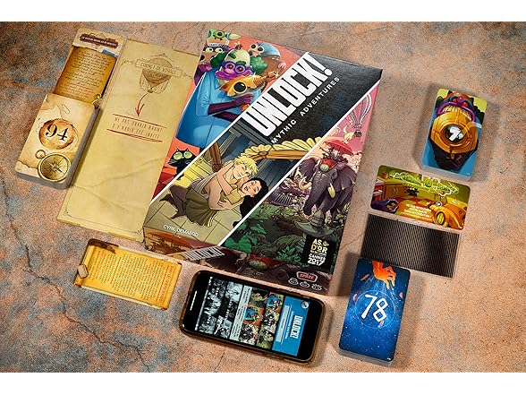 Asmodee UNLOCK! Mythic Adventures Card Game