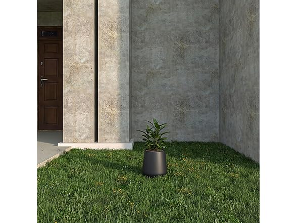 LeisureMod OP8BL Orchid Planter Black