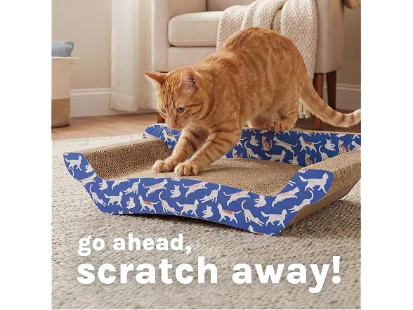 Kitty City Corrugate Sofa Lounger Cat Scratcher - Couch Bed