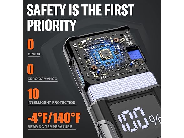 ASPERX AX4500 Jump Starter, 4500A