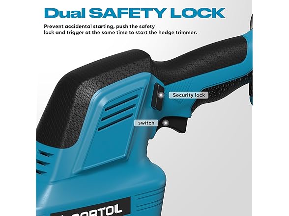 GARTOL 2-in-1 Hedge Trimmer & Grass Shears