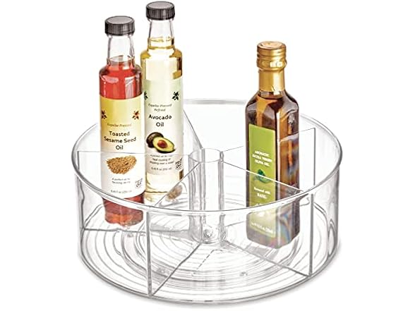 iDesign Recycled Plastic Lazy Susan Turntable