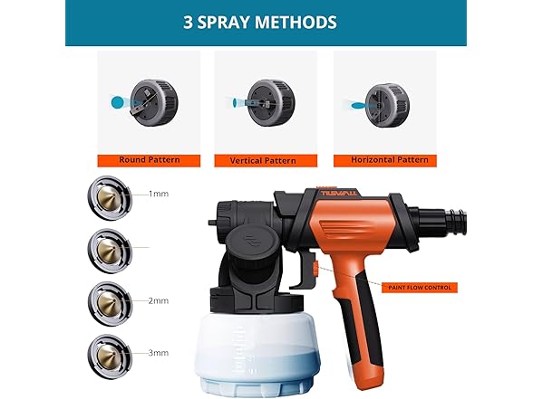 TILSWALL S800 Paint Sprayer 800W HVLP Gun