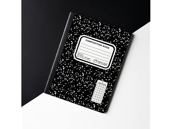 Top Flight Sewn Marble Composition Book