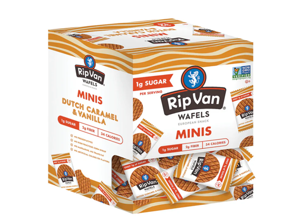 (64ct) Rip Van Wafel MINIS Dutch Caramel Vanilla