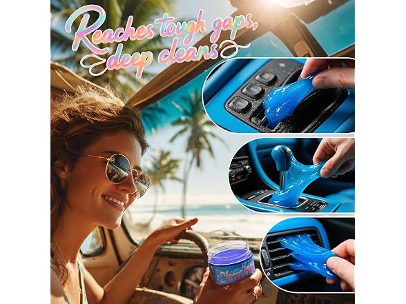 Car Cleaning Gel Cleaning Putty 4 Pack