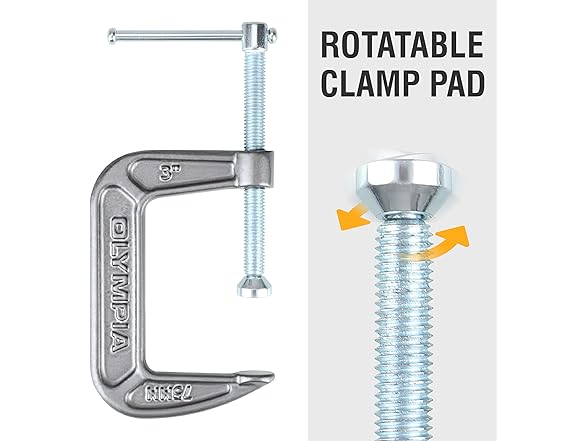 Olympia Tools Cast Iron C-Clamp