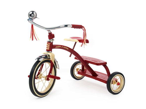 radio flyer classic dual deck tricycle