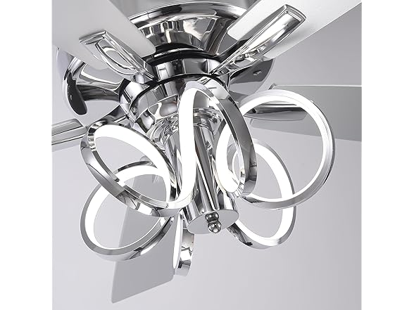 Parrot Uncle 52 Inch Ceiling Fans w/ Lights and Remote