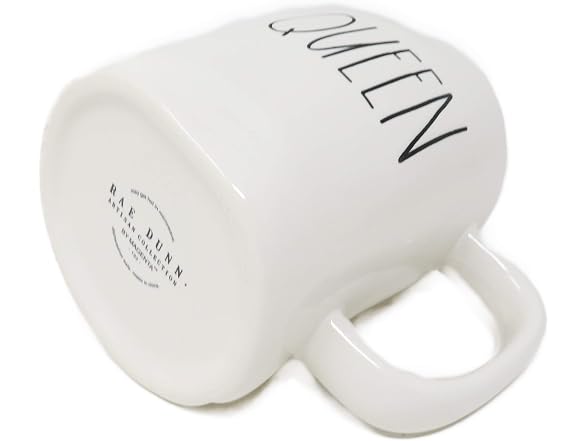 Rae Dunn Rae Dunn by Magenta QUEEN Ceramic LL Cof