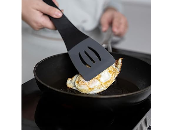 Fox Run 3-In-1 Black Nylon Spatula