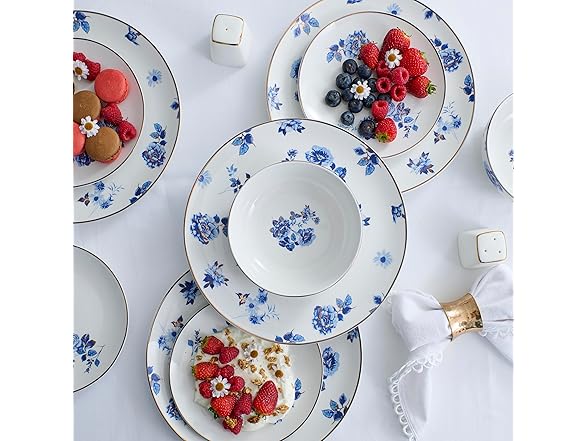 Stone Lain Viola 12-Piece Dinnerware Set