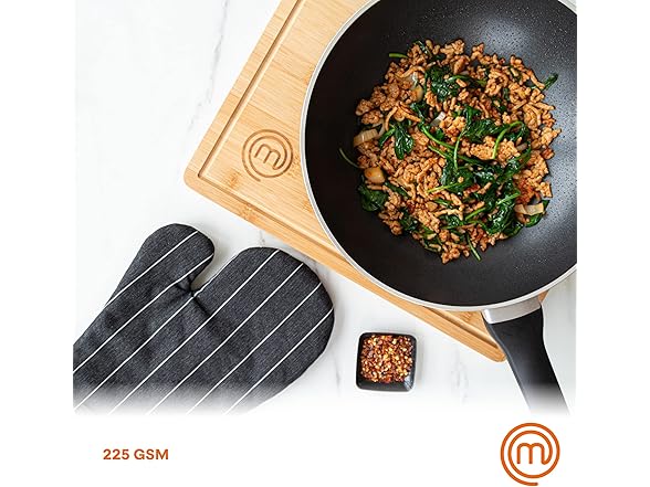 MasterChef Oven Mitts Heat Resistant, Set of 2
